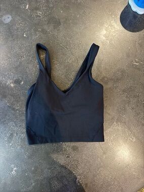 lululemon athletica Black V-Neck Crop Bralette